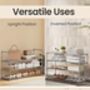 Shoe Rack Shelves Stackable Shoe Storage Organiser, thumbnail 3 of 7
