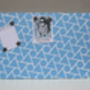 Pastel Blue Geometric Magnetic Noticeboard, thumbnail 2 of 2