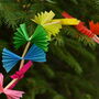 Recycled Straw And Paper Rainbow Garland, thumbnail 4 of 5