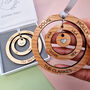 Personalised Wooden Family Hoop Decoration, thumbnail 1 of 4
