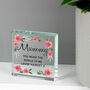 Floral Sentimental Personalised Crystal Token, thumbnail 10 of 10