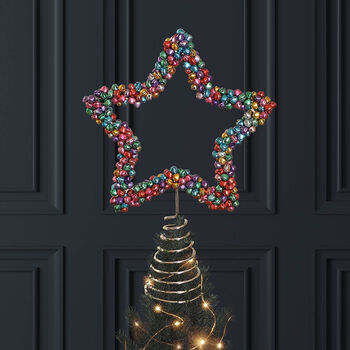 Jingle Bells Star Christmas Tree Topper, 3 of 7