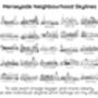 Personalised Wedding Skyline Greetings Card, thumbnail 6 of 9