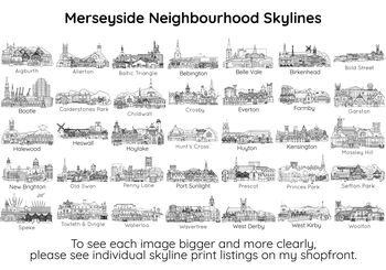 Personalised Wedding Skyline Greetings Card, 6 of 9