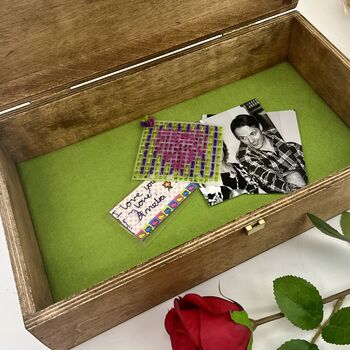 Personalised Mr And Mrs Memory Box, 6 of 12