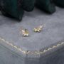 Mystic Ab Cz Marquise Cluster Stud Earrings, thumbnail 4 of 11