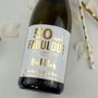 Personalised 40 And Fabulous Champagne/Prosecco Label, thumbnail 5 of 6