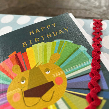Mini Lion Birthday Card, 3 of 5
