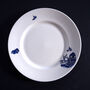 Blue Willow Deconstructed Landscape Bone China Plate, thumbnail 1 of 2