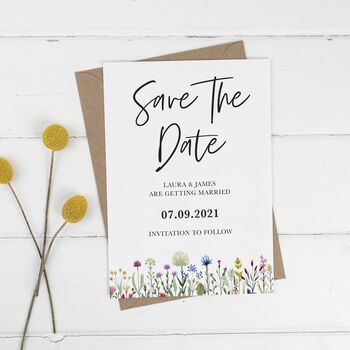 Wildflower Wedding Invitations And Stationery, 2 of 9