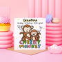 From Your Cheeky Monkey 'Grandma' Birthday Card, thumbnail 2 of 2