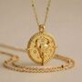 Taurus Zodiac Necklace 18k Gold Plated Gift, thumbnail 1 of 7