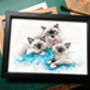 Pet Portrait In Pastel Pencil Drawing Painting, thumbnail 8 of 8