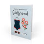 Girlfriend Birthday Card With Illustrated Modern Accessories, thumbnail 1 of 4