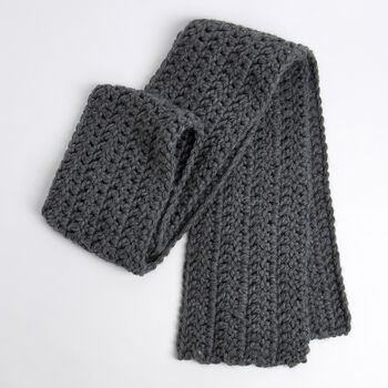 Scarf And Hat Beginner Basics Crochet Kit, 4 of 9