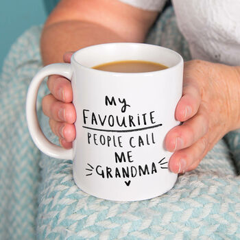 'My Favourite People Call Me Grandad / Grandpa' Mug, 4 of 12