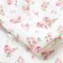 Rose Blossom Floral Organic Cotton Baby Knotted Gown, thumbnail 2 of 2