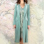Vintage Style Aqua Lace Special Occasion Dress, thumbnail 5 of 6