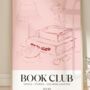 Book Club Print Book Lover Gift, thumbnail 5 of 6
