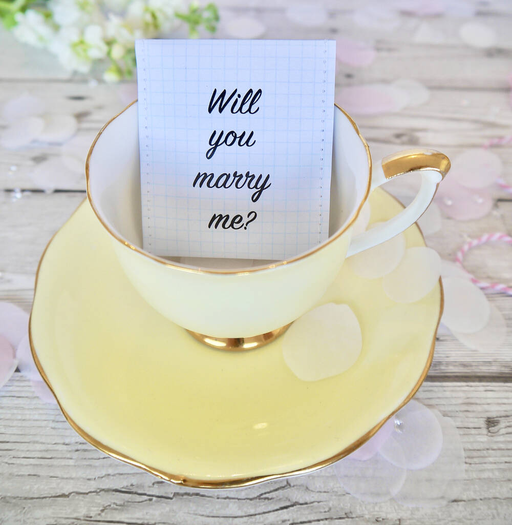Will You Marry Me? Proposal Tea Gift Set, 1 of 10