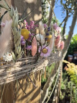 Floral Meadow, Dried Flower Hoop, 3 of 5