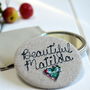 Personalised Linen Mirror, thumbnail 1 of 7