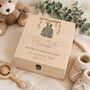 Personalised Baby Boy Dungarees Keepsake Box, thumbnail 4 of 4