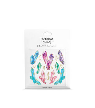 Crystals Watercolour Temporary Tattoo, 6 of 9