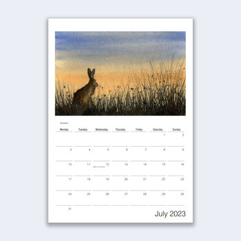 2023 Hare Calendar, 5 of 6