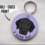 Personalised Labrador Keychain, thumbnail 4 of 6