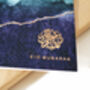 Ombré Navy Eid Mubarak Card Gold Foiled, thumbnail 2 of 2