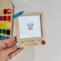Personalised First Day Of School Wooden Photo Frame, thumbnail 1 of 3
