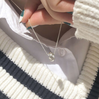 Wedding Necklace Tie The Knot Maid Of Honour, 7 of 7
