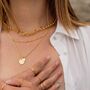 New Moon Charm Multi Strand Layering Necklace, thumbnail 1 of 4