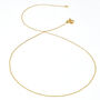 40th Birthday Gold Vermeil Plated Gemstone Necklace, thumbnail 6 of 6