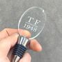 Personalised Glass Wine Stopper, thumbnail 2 of 5