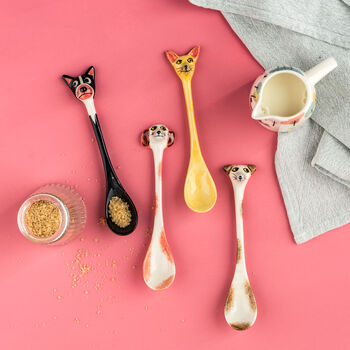 Handmade Ceramic Dog Spoons, 9 of 10