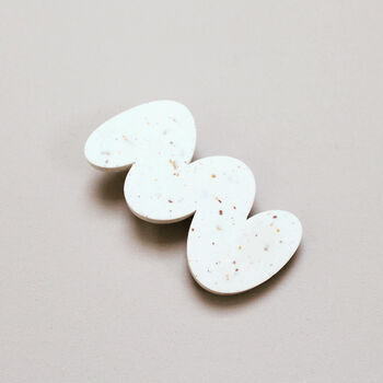Terrazzo Hair Clip In Pale Pink, 4 of 8