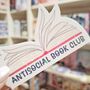 Antisocial Book Club Bookish Die Cut Sticker, thumbnail 2 of 7