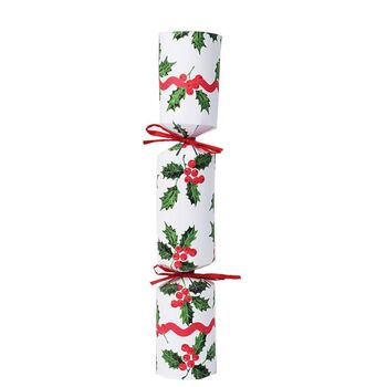 Holly White Christmas Crackers, 2 of 3