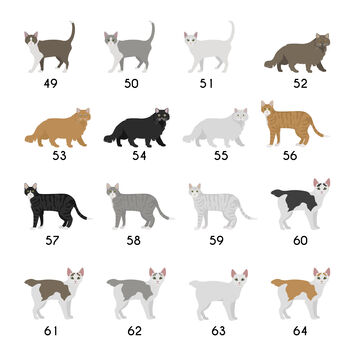Personalised Cat Breed Fridge Magnet, 5 of 11