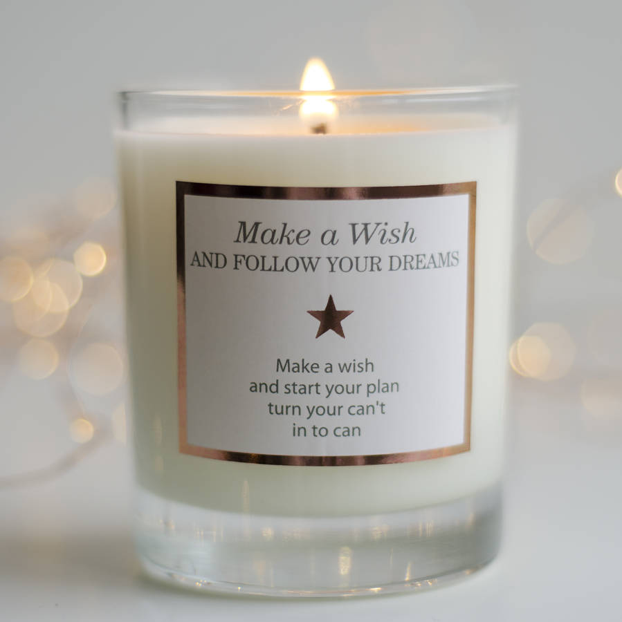 make a wish and follow your dreams candle by make a wish candle company ...