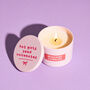 Funny Voice Note Gift For Her Hot Girls Send Voicenotes Candle, thumbnail 1 of 6