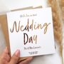 On Your Wedding Day | Personalised Wedding Card, thumbnail 1 of 3