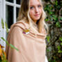 Cashmere Blend Wrap With Optional Robin Brooch, thumbnail 3 of 4