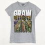 Grow With The Flow Women's Slogan T Shirt, thumbnail 5 of 5