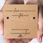 Infant Loss Gift With A Gold Plated Or Silver Plated Star Bracelet And Card, thumbnail 1 of 12