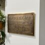 Custom Bronze Welcome Sign, thumbnail 5 of 7