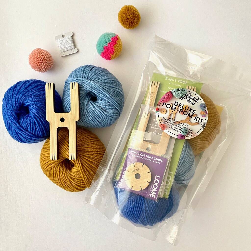 Deluxe Pom Pom Making Kit By The Sewcial Circle
