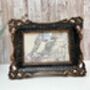 Black Ornate Photo Frame 6x4 Elegant Picture Frame Gift, thumbnail 5 of 10
